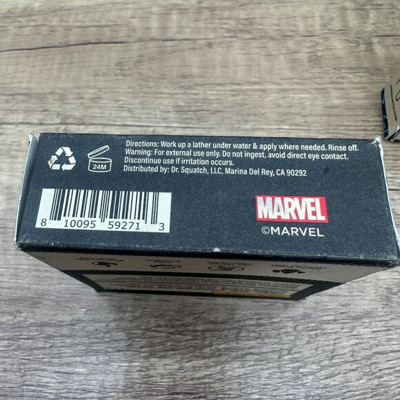 Lot Of 6 Dr Squatch Mens Soap Marvel Thor Divine Storm, Iron Man Stark Cleanse - Picture 9 of 15